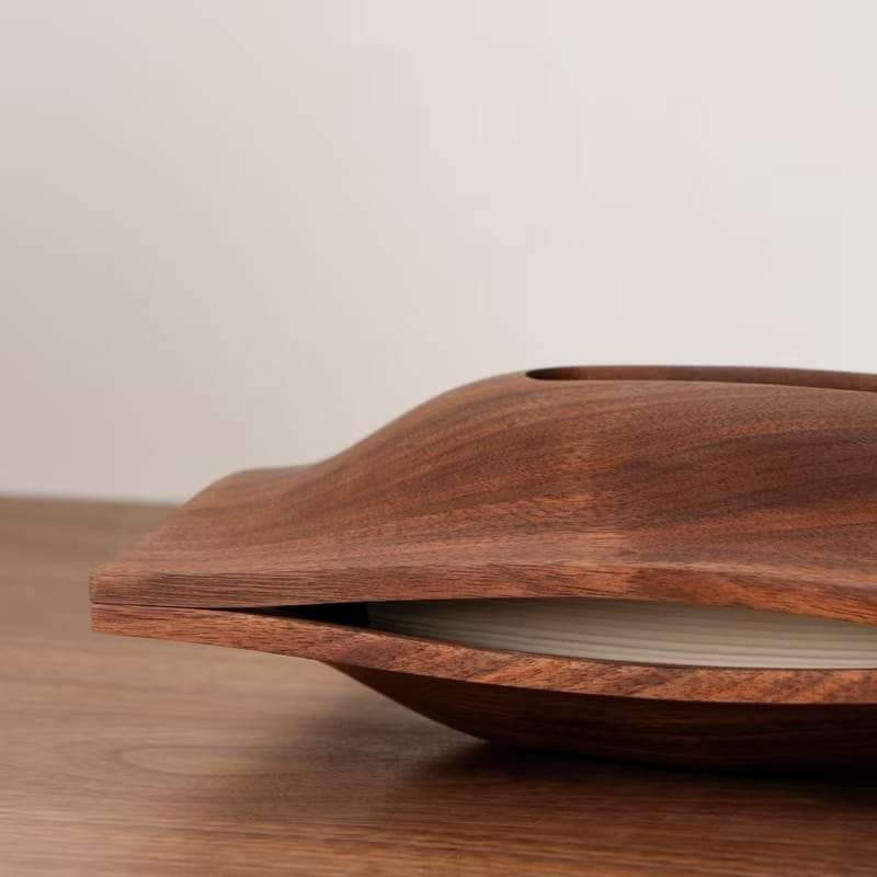 Modern Tissue Box | Walnut wood
